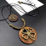 Handcrafted Wooden Pendant Necklace Collection - Image 13