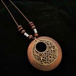 Handcrafted Wooden Pendant Necklace Collection - Image 12