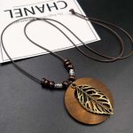 Handcrafted Wooden Pendant Necklace Collection