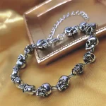 3D Skull Chain Bracelet - Image 3