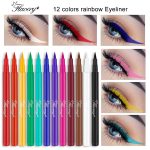 Flavery 12 Color Rainbow Liquid Eyeliner Set - Image 5