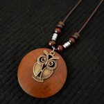 Handcrafted Wooden Pendant Necklace Collection - Image 7