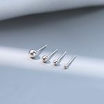 S925 Silver Needle Earrings for girls, Ear Piercing Earrings - Image 9