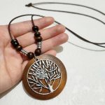 Handcrafted Wooden Pendant Necklace Collection - Image 3