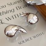 Gold Plated Teardrop Shaped Earrings - Image 8