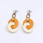 Trendy Double Circle Dangle Earrings
